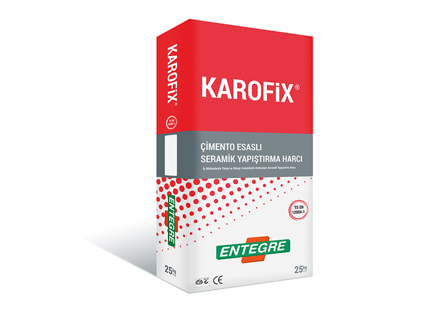 ENTEGRE KAROFİX GRİ C1T SERAMİK YAPIŞTIRICI 25KG